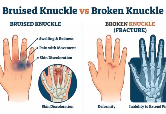 bruised knuckle vs broken knuckle