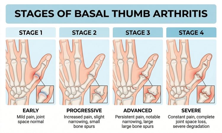 stages of basal thumb arthritis