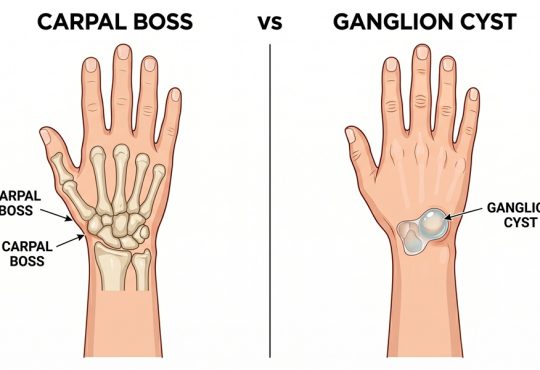 carpal boss vs ganglion cyst