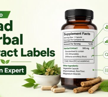 How To Read Herbal Extract Labels Like An Expert