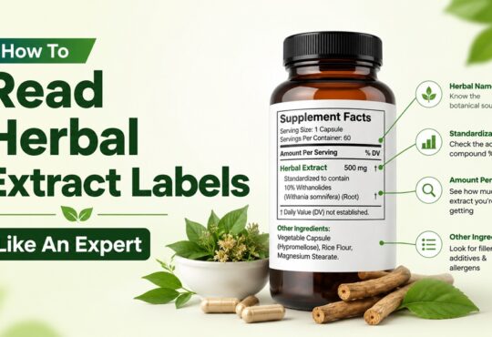 How To Read Herbal Extract Labels Like An Expert