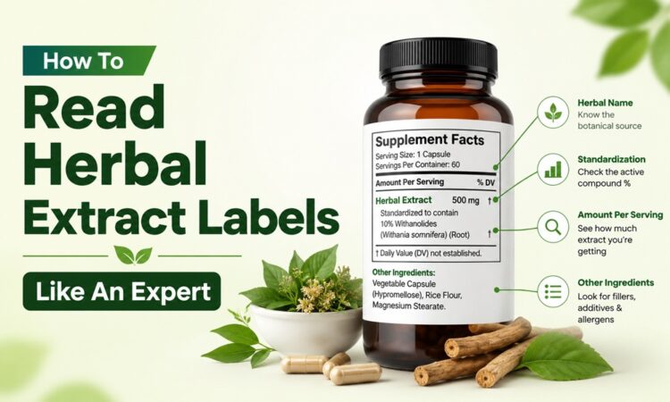 How To Read Herbal Extract Labels Like An Expert