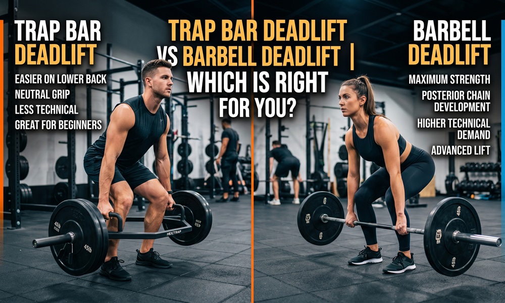 trap bar deadlift vs barbell deadlift